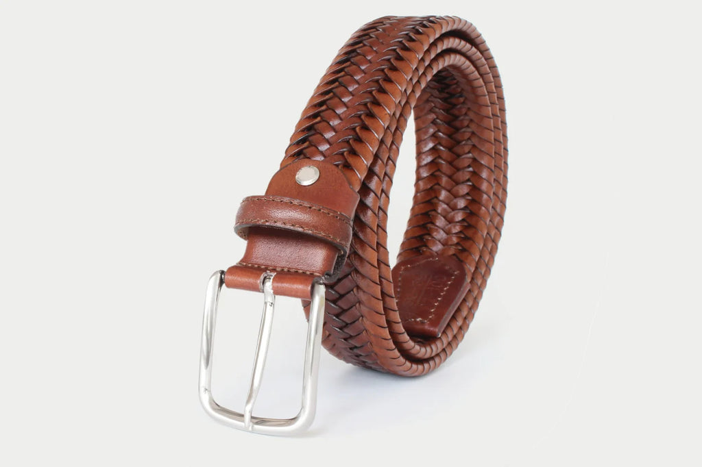 Braided leather Belts 1105
