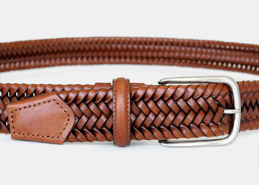 Braided leather Belts 1105