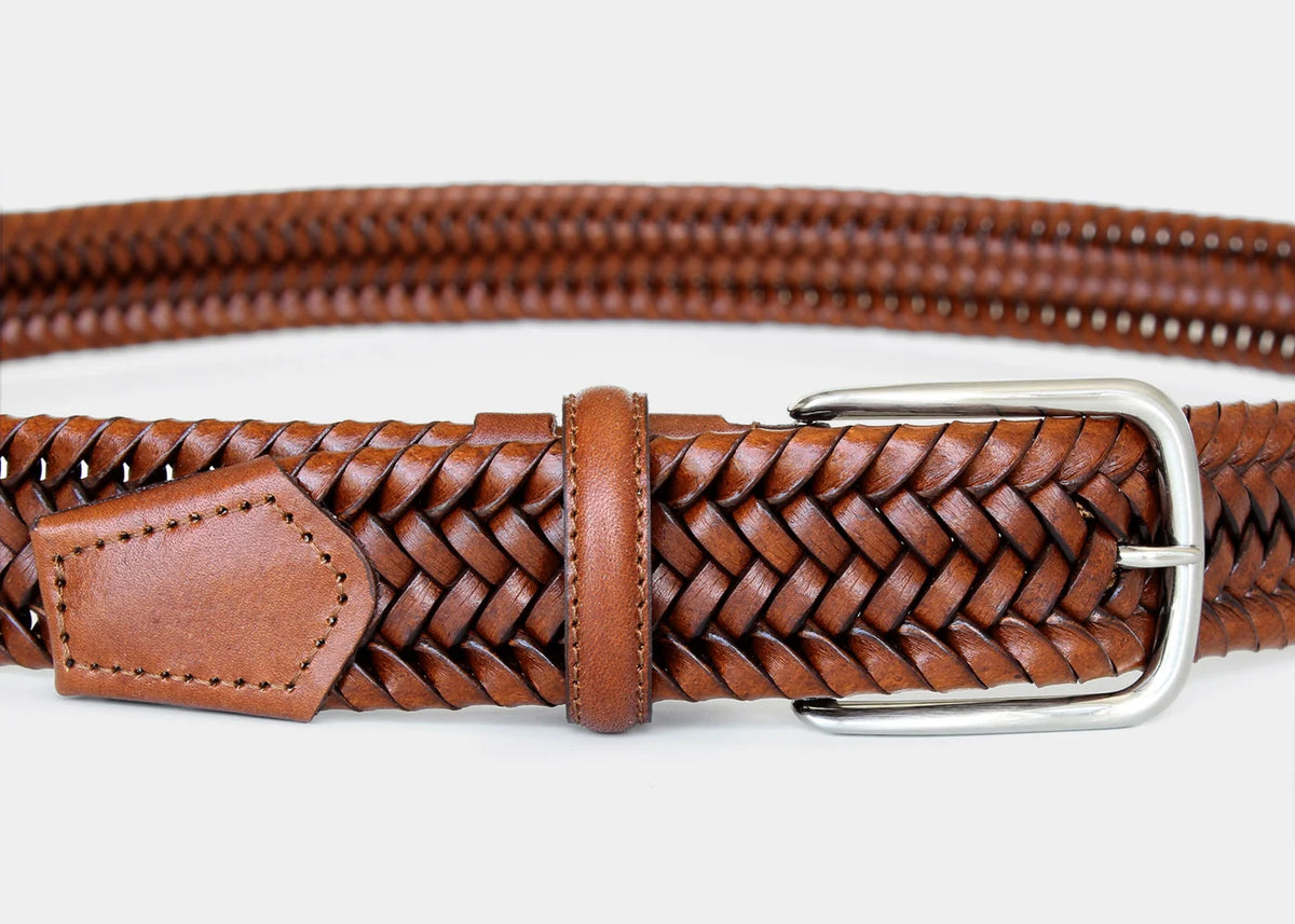 Braided leather Belts 1105