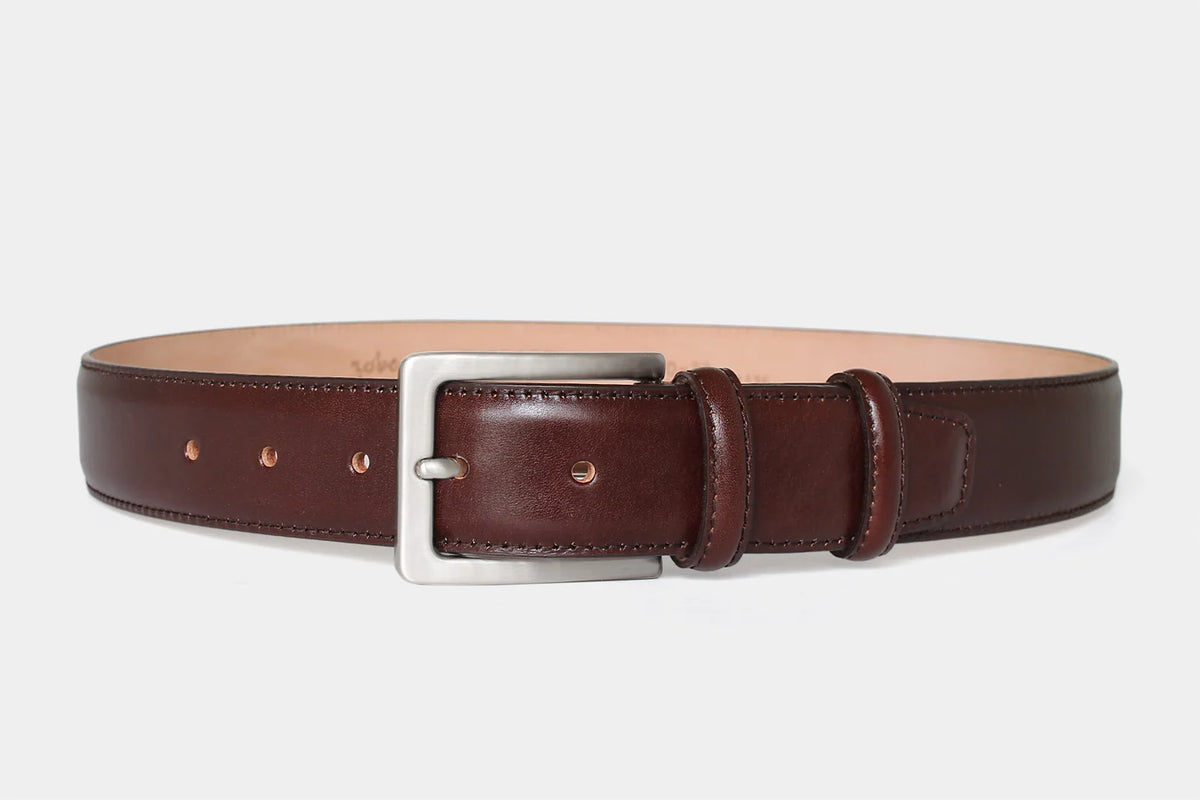 Genuine Italian Hand Buffed Leather Belt 1135