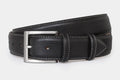 Grained Leather with Contrast Stitching Belt 1319 Width 40mm
