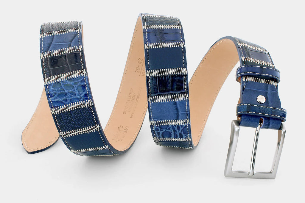 Leather Patchwork Belt 1609