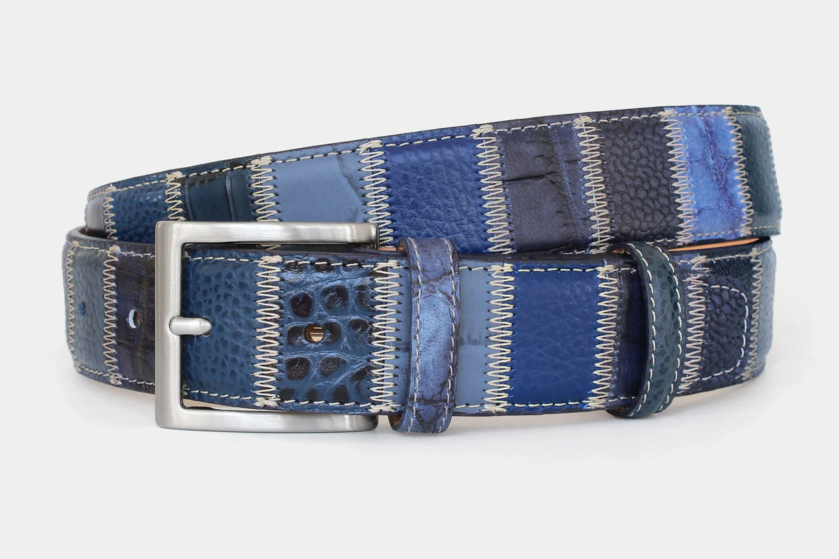 Leather Patchwork Belt 1609
