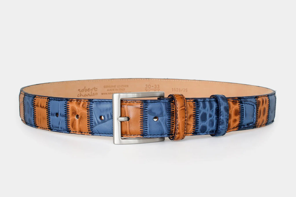 Leather Patchwork Belt 1628