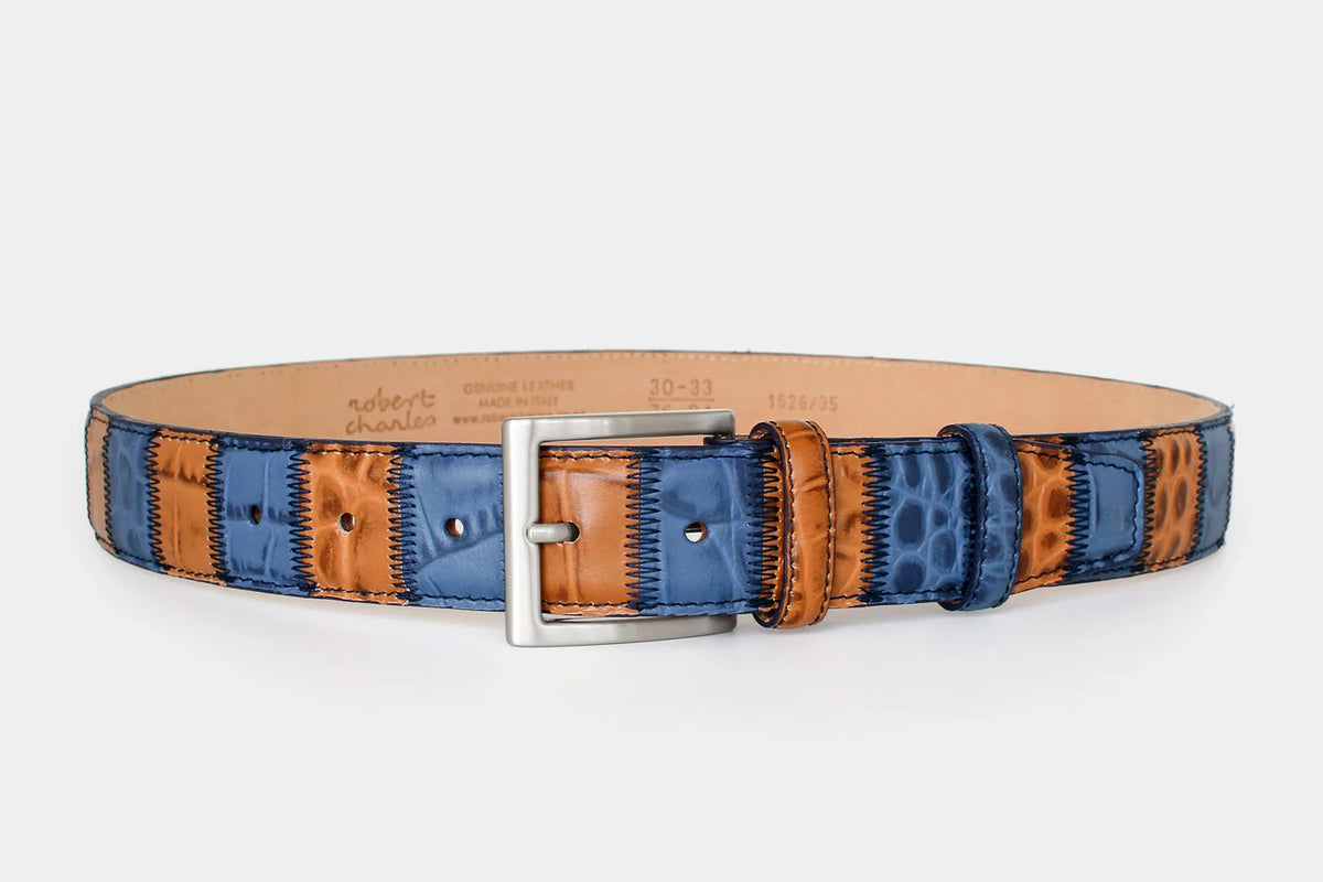 Leather Patchwork Belt 1628