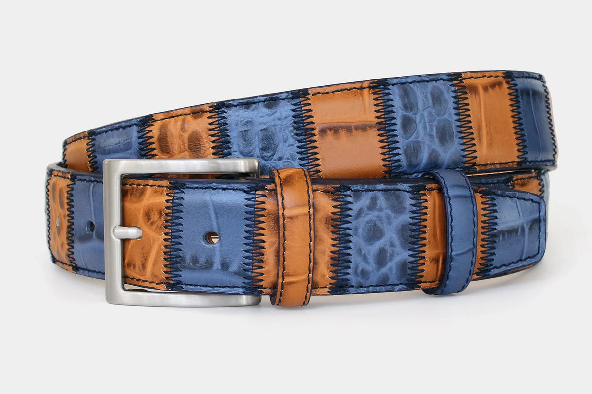 Leather Patchwork Belt 1628