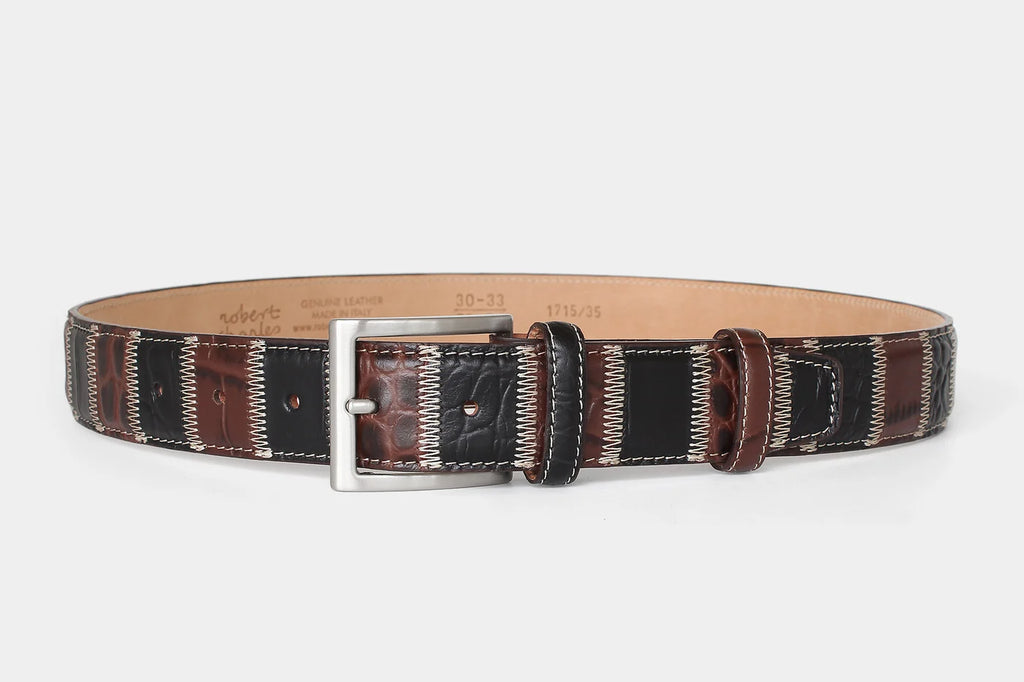 Leather Patchwork Belt 1715