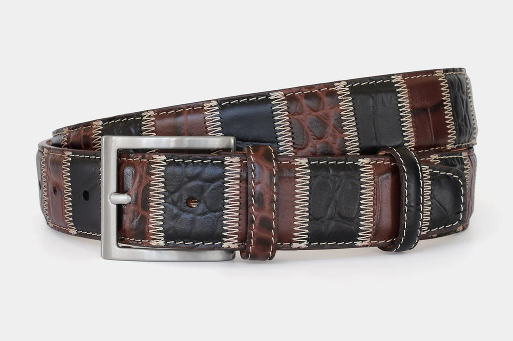 Leather Patchwork Belt 1715
