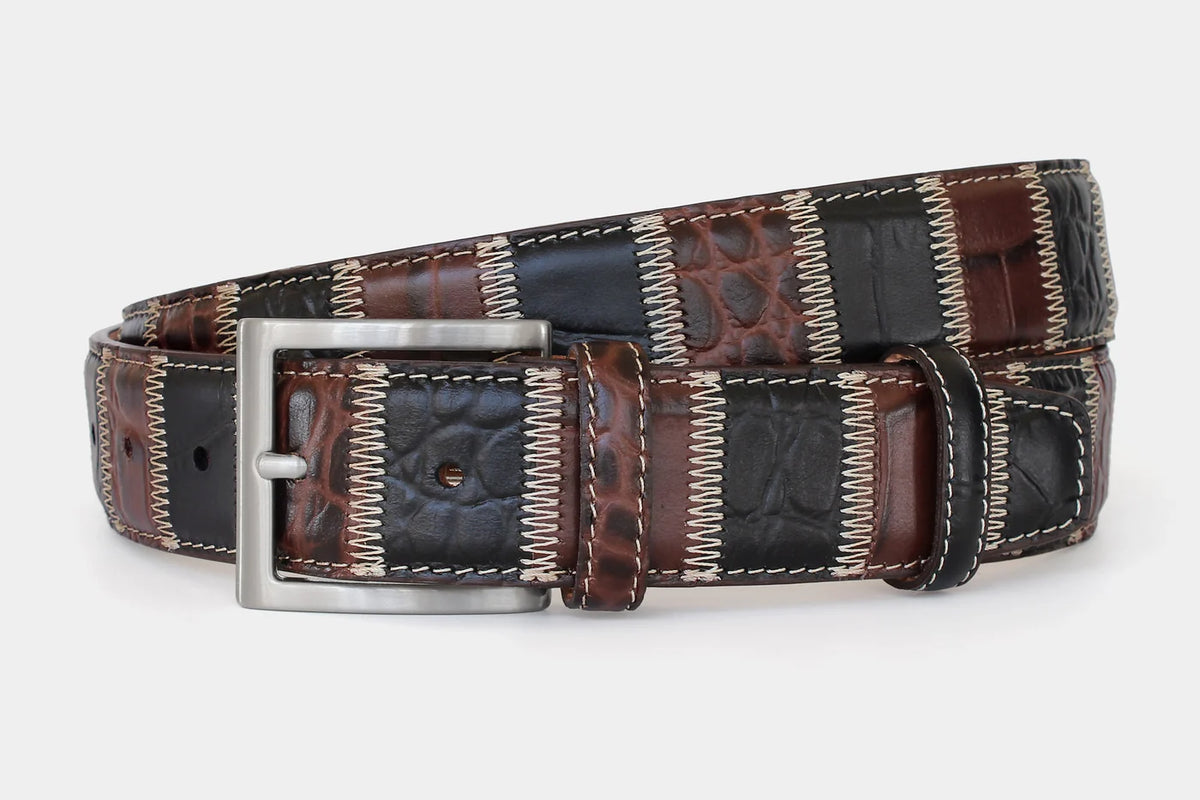 Leather Patchwork Belt 1715