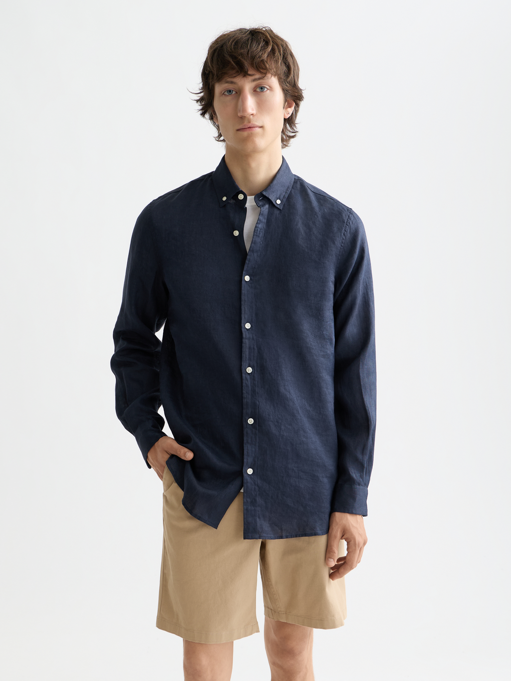 Linen Long Sleeve Shirt