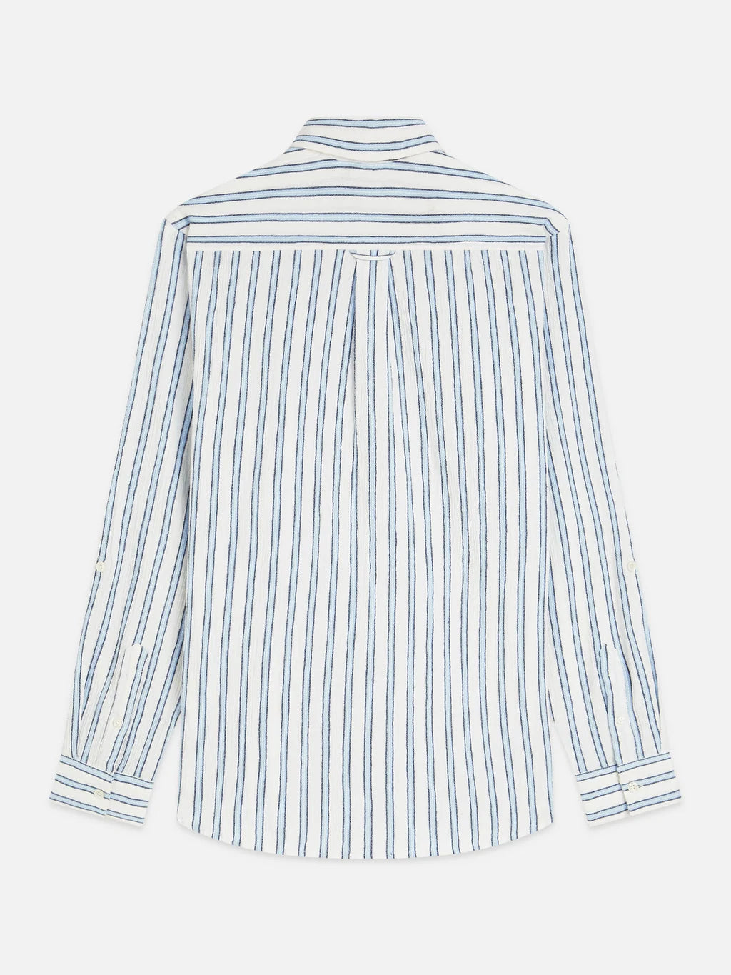 Striped Crinkle Structure Shirt