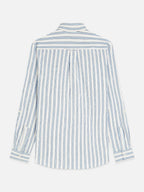Striped Crinkle Structure Shirt