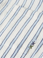 Striped Crinkle Structure Shirt