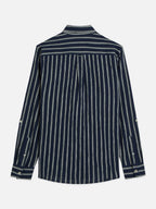 Striped Crinkle Structure Shirt