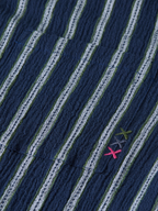 Striped Crinkle Structure Shirt