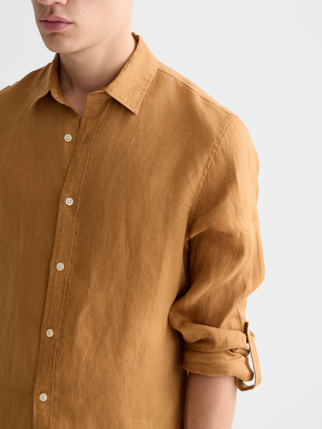 Linen Regular Long Sleeve Shirt