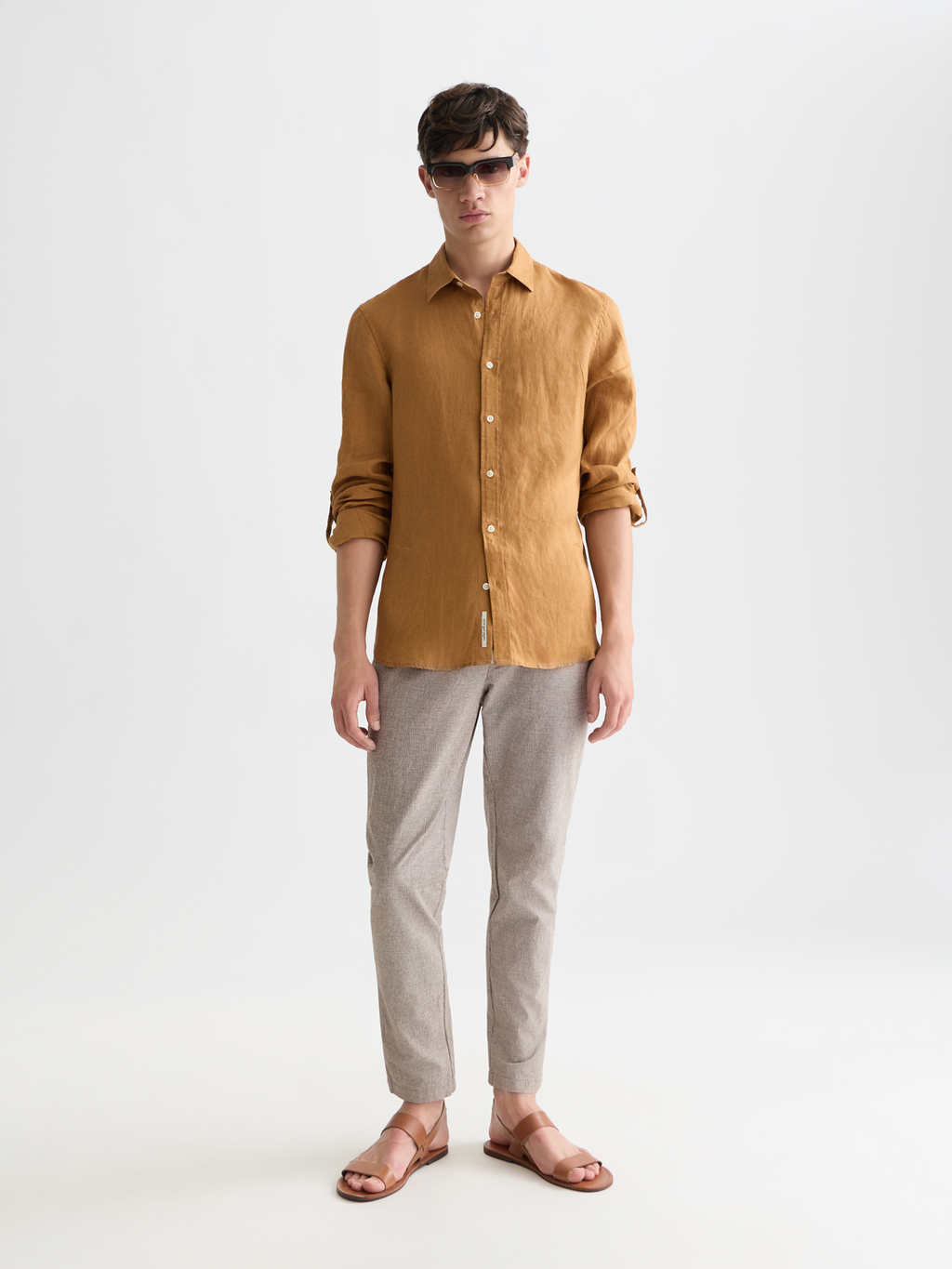 Linen Regular Long Sleeve Shirt