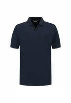 Bowie V-Neck Polo - Navy