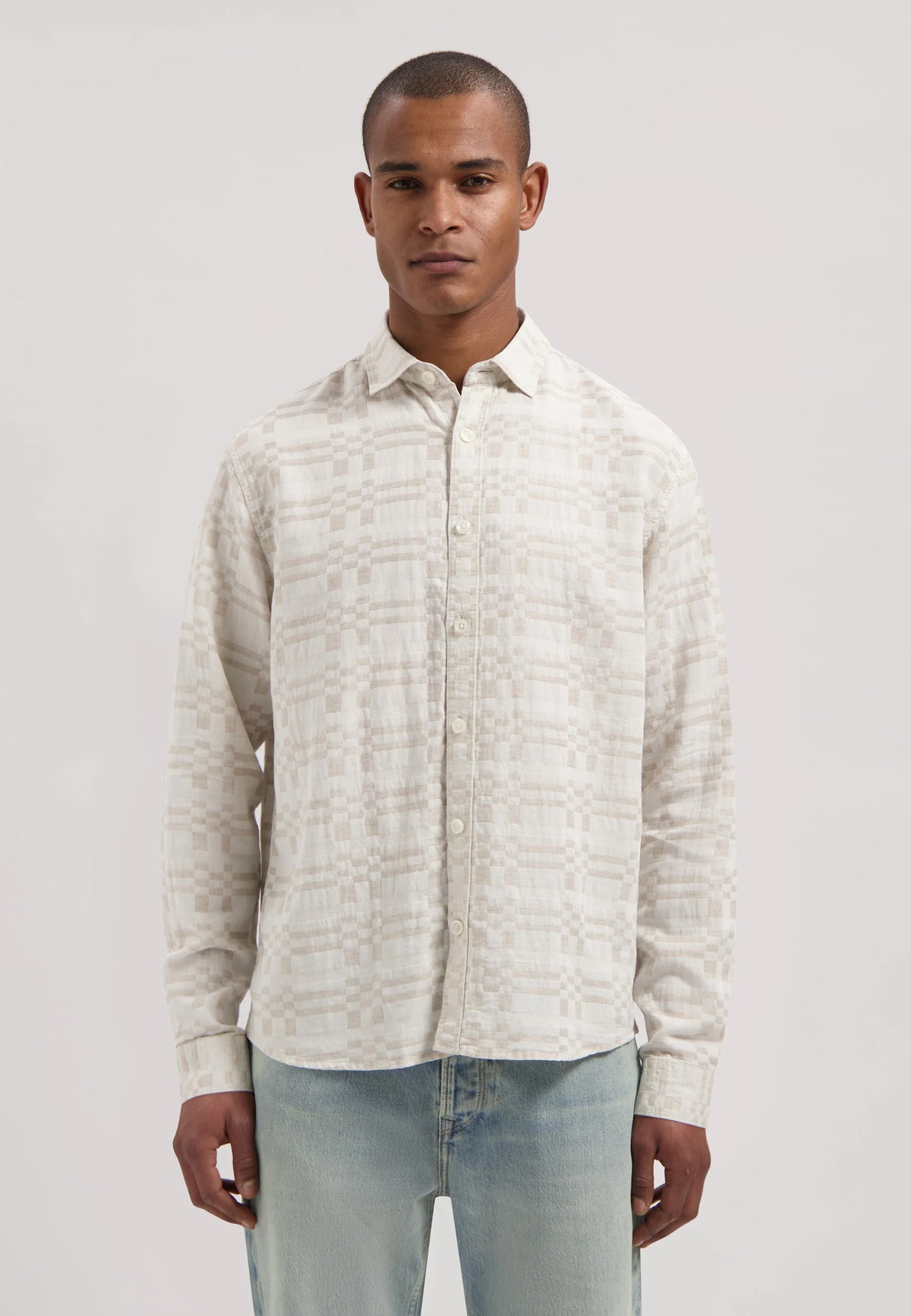 Calvin Long Sleeve Shirt - Sand