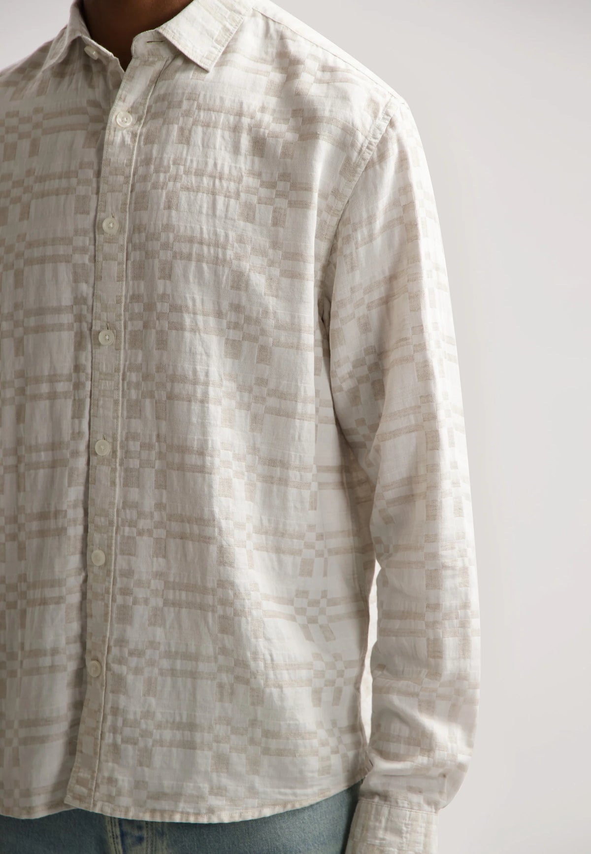 Calvin Long Sleeve Shirt - Sand