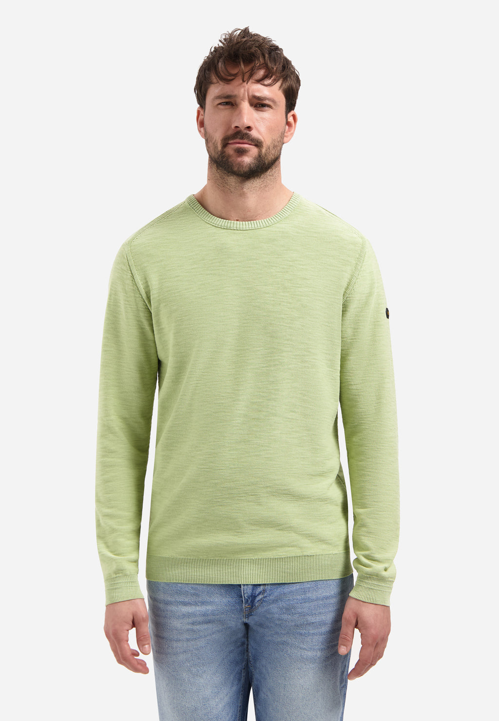 CREW NECK PULLOVER SWEATER