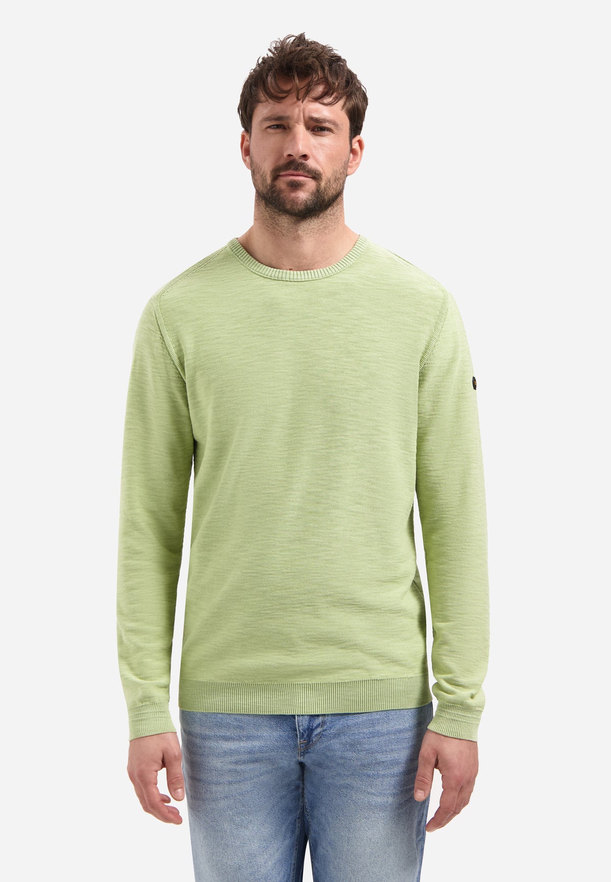 CREW NECK PULLOVER SWEATER