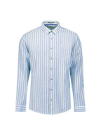Shirt Linen Vertical Big Stripe