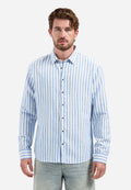 Shirt Linen Vertical Big Stripe