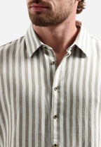 Shirt Linen Vertical Big Stripe