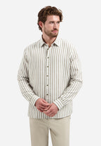 Shirt Linen Vertical Big Stripe