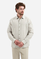 Shirt Linen Vertical Big Stripe