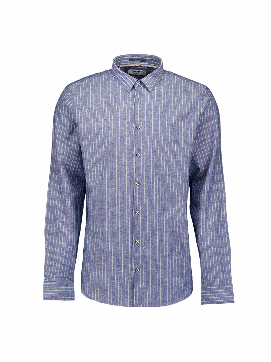 Shirt Linen Vertical Small Stripe