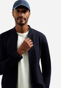 Jacket Shirt College Collar Full Zipper