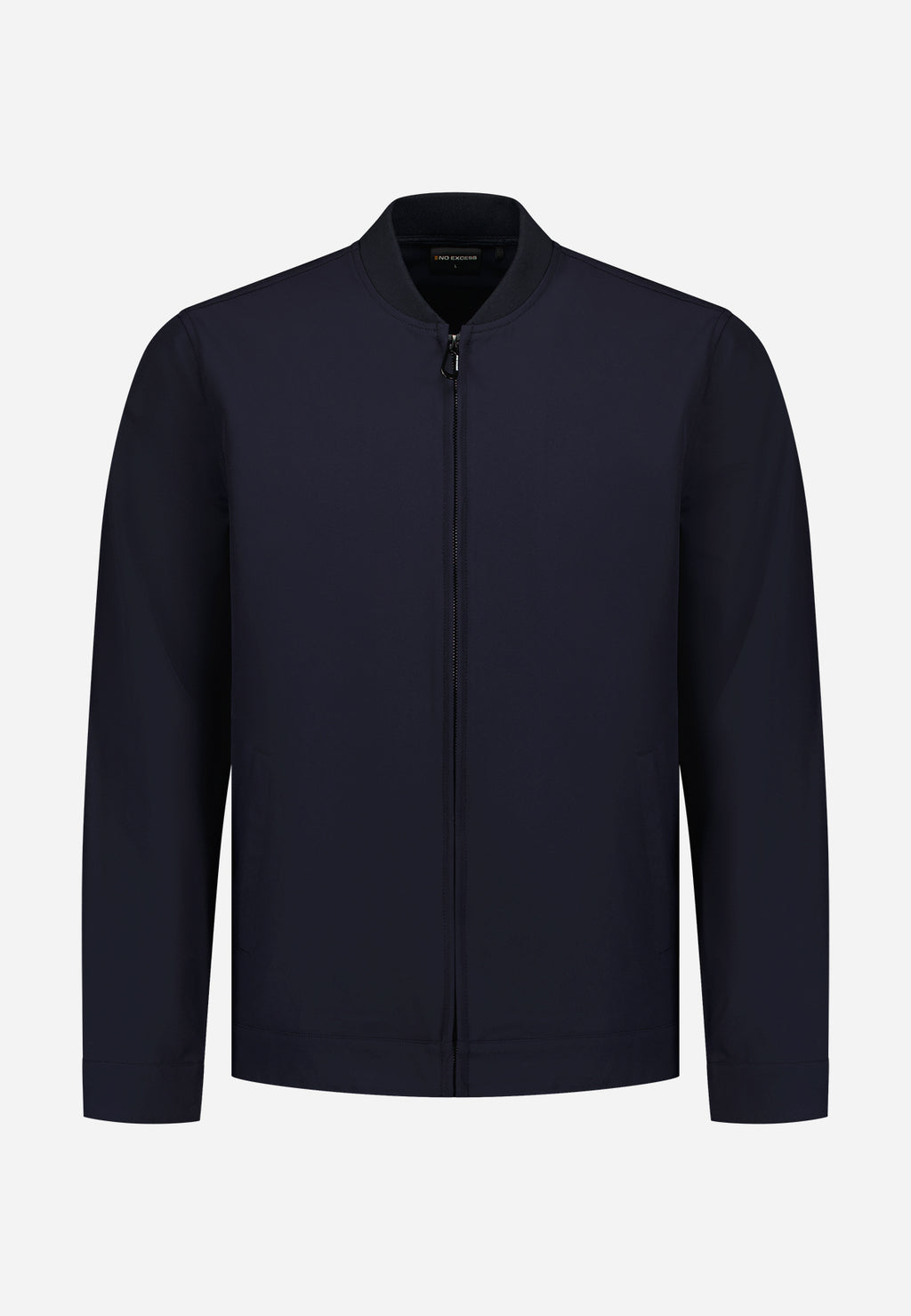 Jacket Shirt College Collar Full Zipper