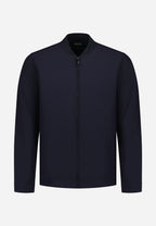 Jacket Shirt College Collar Full Zipper
