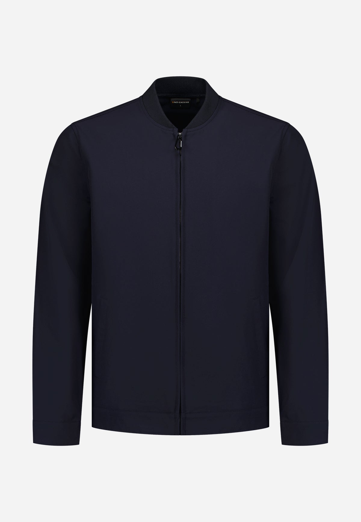 Jacket Shirt College Collar Full Zipper