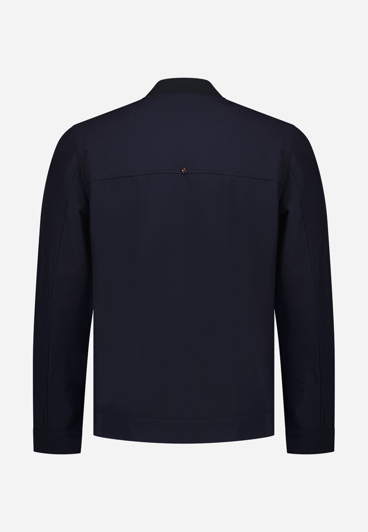 Jacket Shirt College Collar Full Zipper