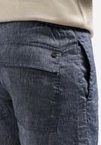 Short Chino Linen Blend