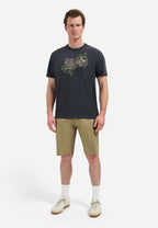 Short Chino Garment Dyed Twill Stretch
