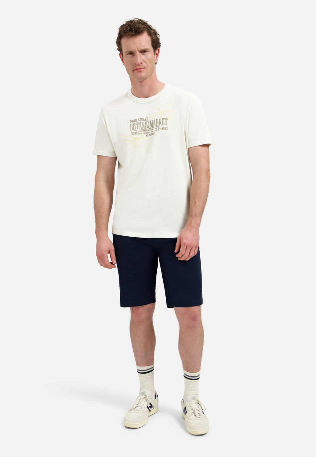 Short Chino Garment Dyed Twill Stretch