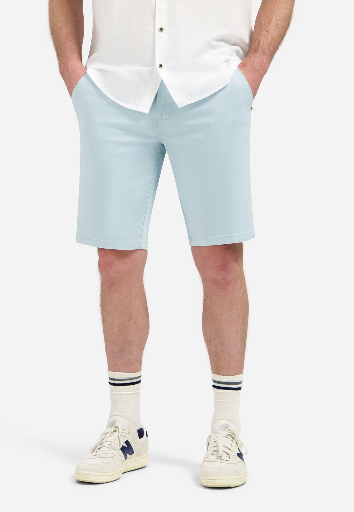 Short Chino Garment Dyed Twill Stretch