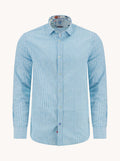 Stripe Linen Long Sleeve Shirt