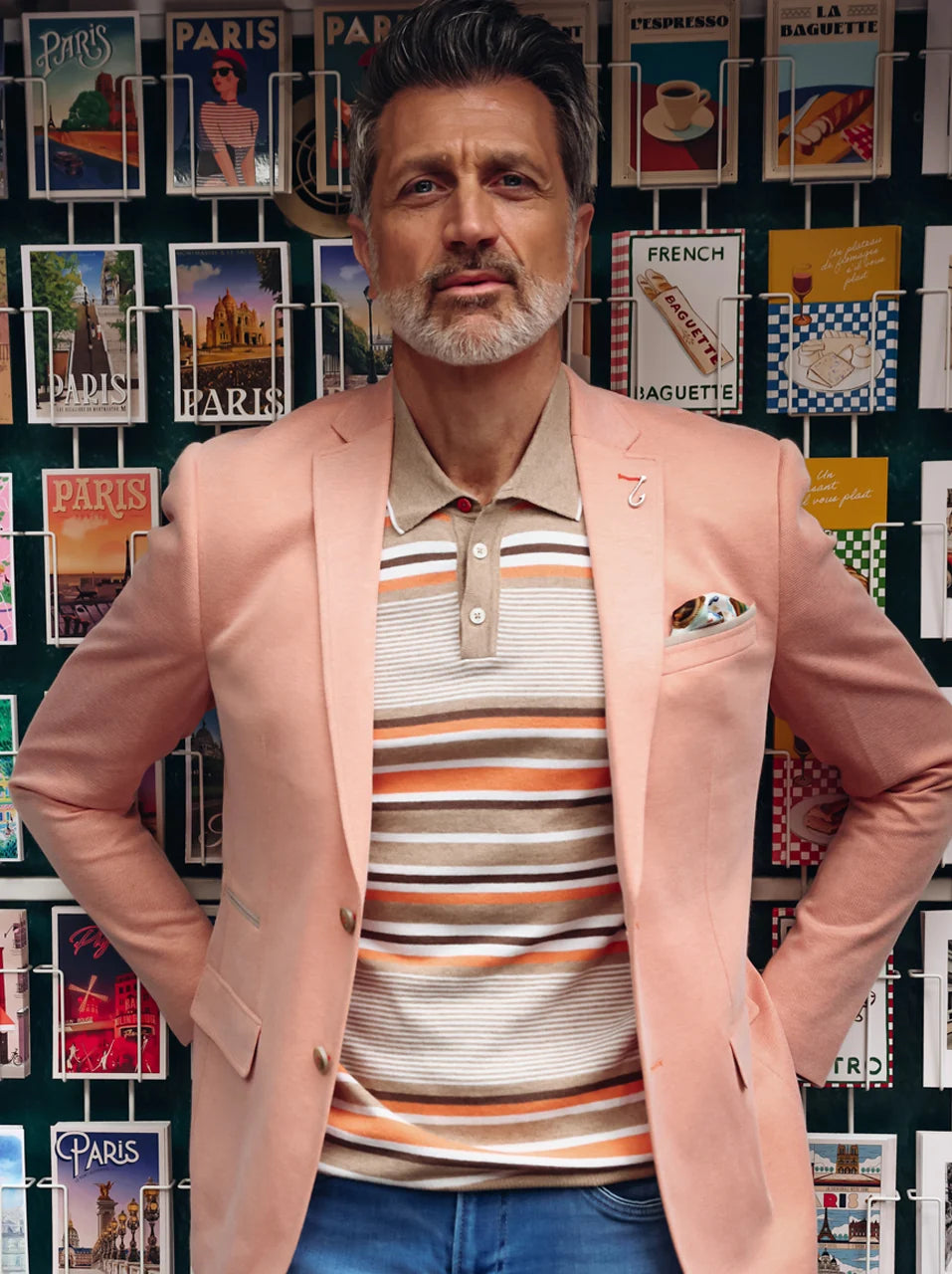 Stretch Pique Blazer