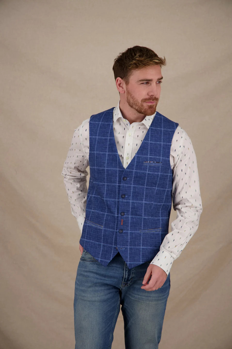 Travel Check Waistcoat
