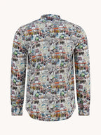 Sketch Print Long Sleeve Shirt