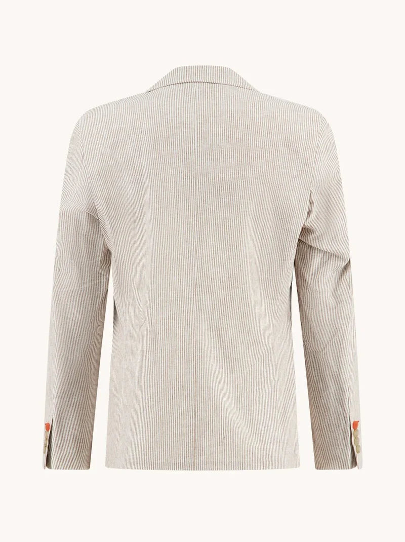 Linen Stripe Blazer