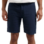 Logan Linen Beach Shorts - Navy