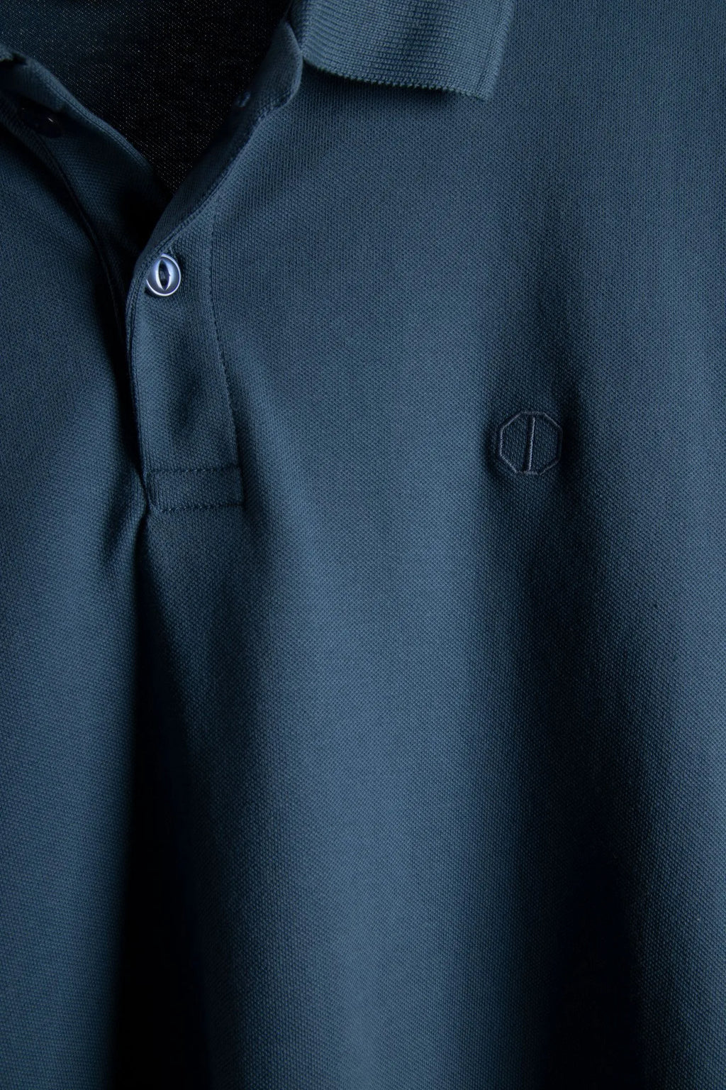 Bowie V-Neck Polo - Blue