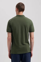 Bowie V-Neck Polo - Green