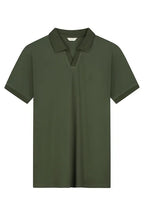 Bowie V-Neck Polo - Green
